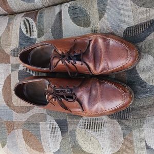 Brown leather WRIGHT shoes
